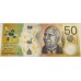 AUSTRALIA 2018 . FIFTY 50 DOLLARS BANKNOTE . ERROR . WET INK TRANSFER